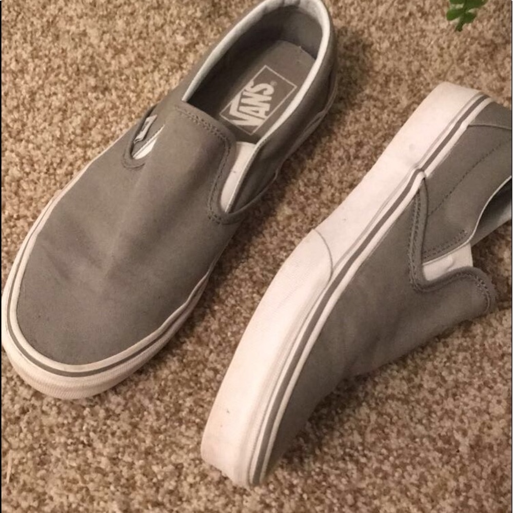 Size 9 gray vans